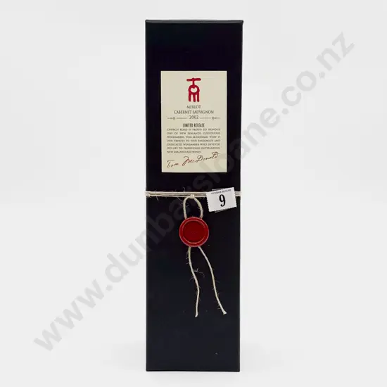 1 Bottle NZ 2002 Tom MacDonald Merlot Cabernet Sauvignon
