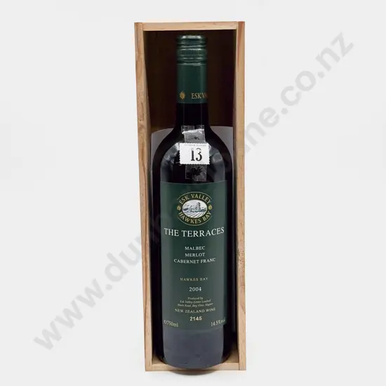 1 Bottle NZ 2004 Esk Valley The Terraces Malbec Merlot Cabernet Franc