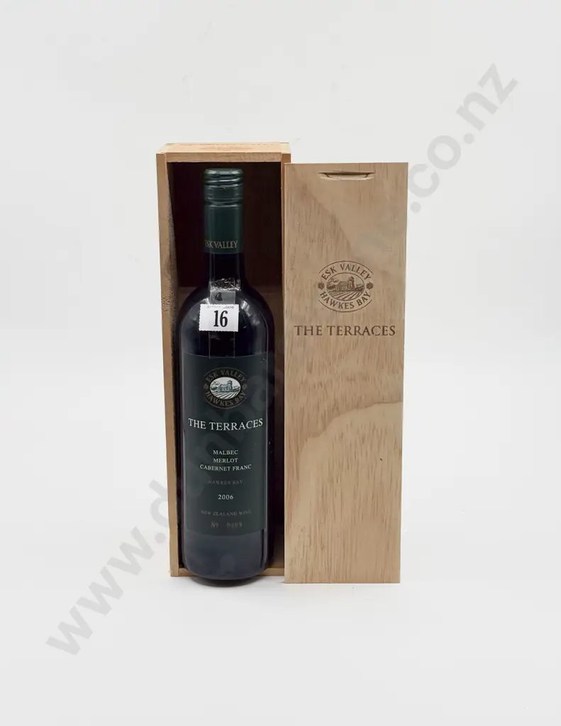 1 Bottle NZ 2006 Esk Valley The Terraces Malbec Merlot Cabernet Franc Image 1++