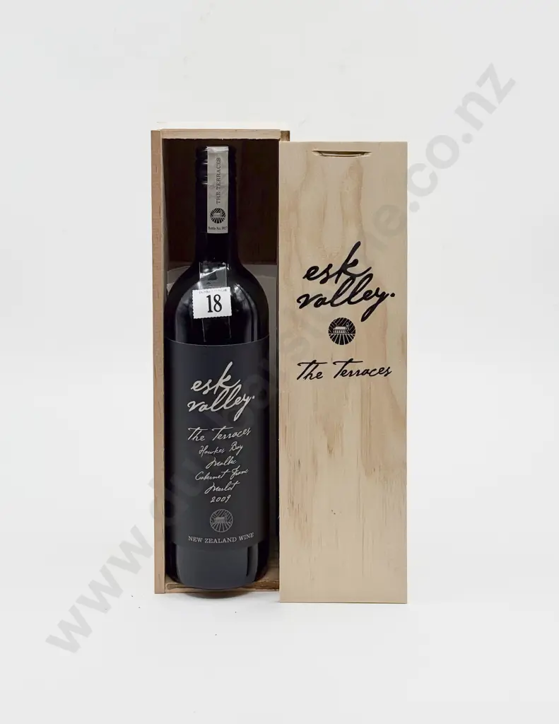1 Bottle NZ 2009 Esk Valley The Terraces Malbec Cabernet Franc Merlot Image 1++