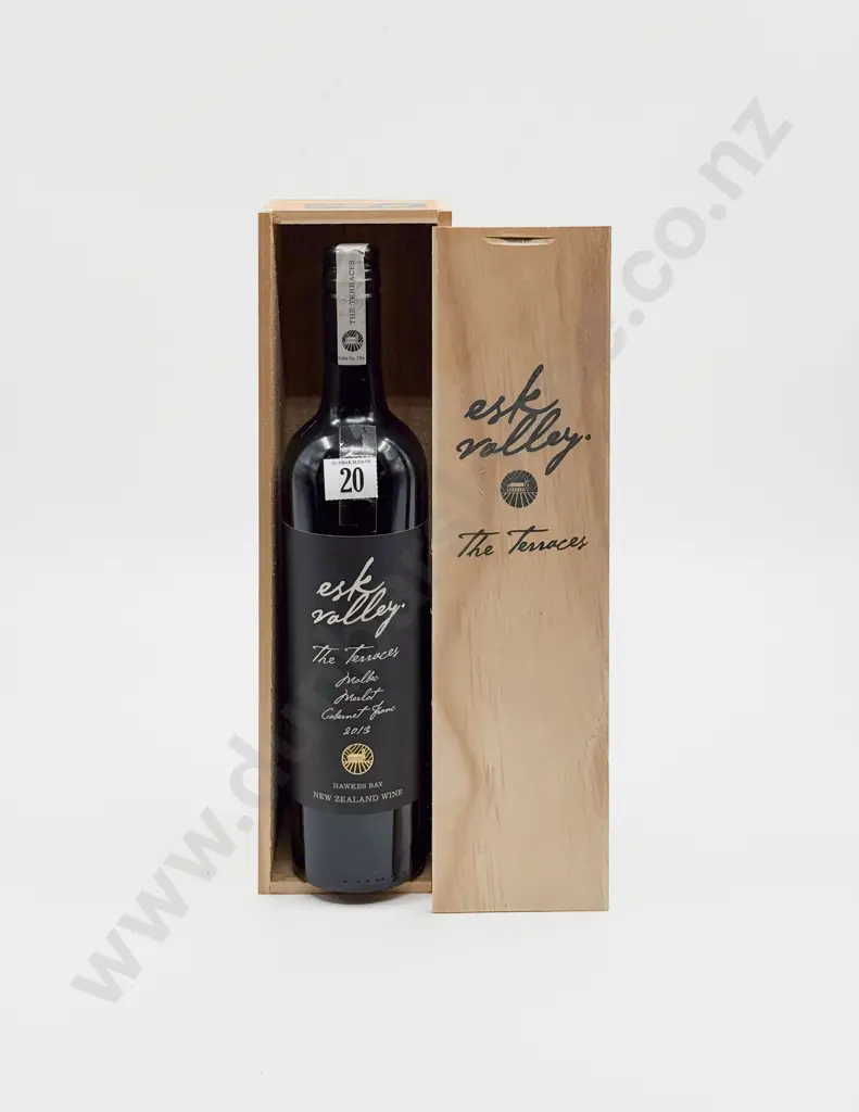 1 Bottle NZ 2013 Esk Valley The Terraces Malbec Merlot Cabernet Franc Image 1++