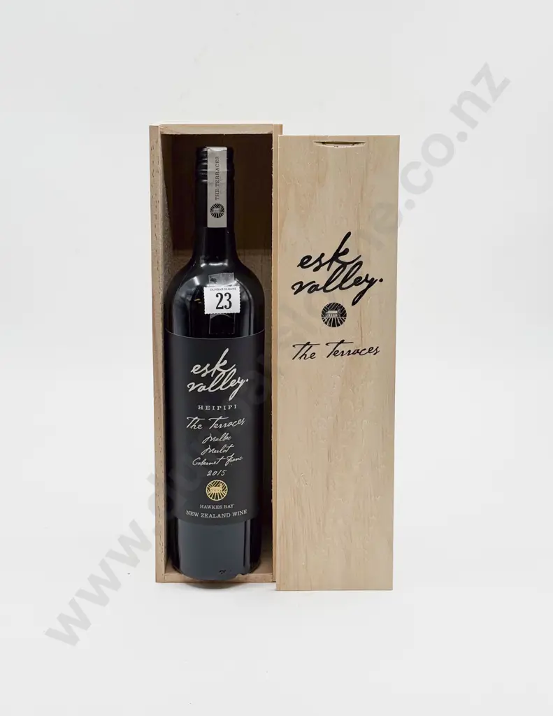 1 Bottle NZ 2015 Heipipi Esk Valley The Terraces Malbec Merlot Cabernet Franc Image 1++