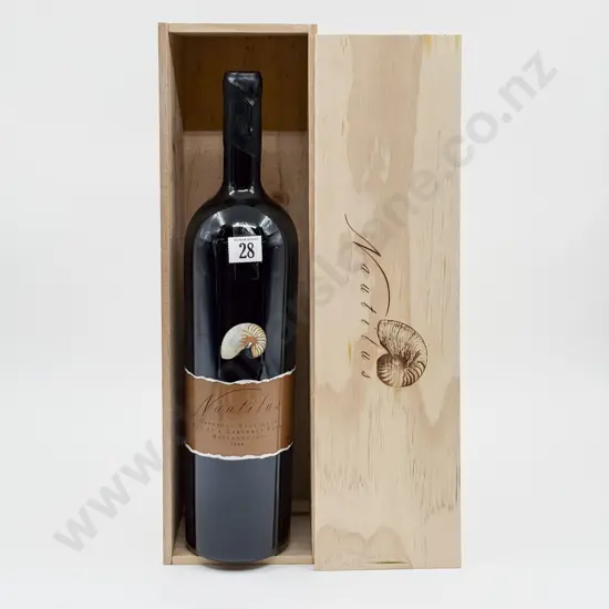 1 Bottle NZ 1996 Nautilus abernet Sauvignon Merlot Cabernet Franc 1.5l
