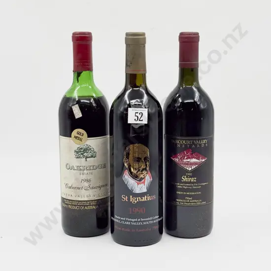 3 Assorted Bottles Aust Red