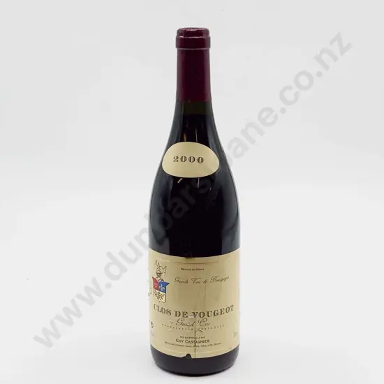 1 Bottle French 2000 Clos de Vougeot Grand Cru Guy Castagnier