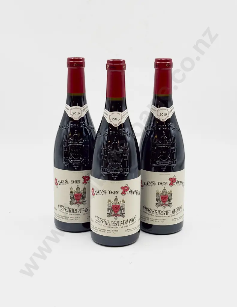 3 bottles French 2016 Clos des Papes Chateauneuf-du-Pape Image 1++