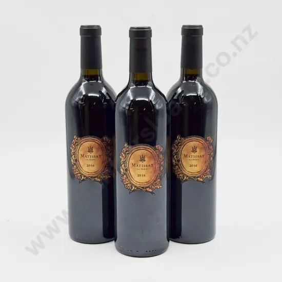 3 bottles Terrasses du Larzac 2016 Domaine La Peira en Damaisela. “MATISSAT”