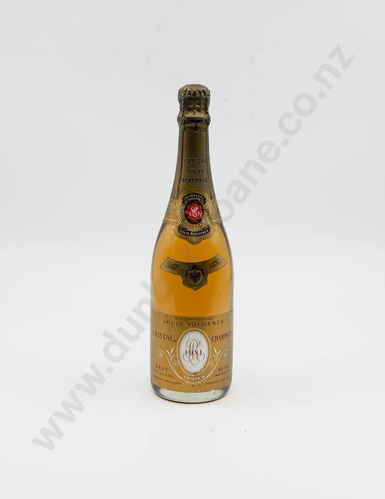 1 bottle 1981 Louis Roederer Champagne “CRISTAL” Image 1++