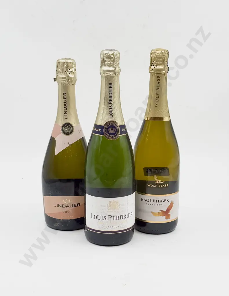 3 Assorted Bottles Sparkling Wine Image 1++