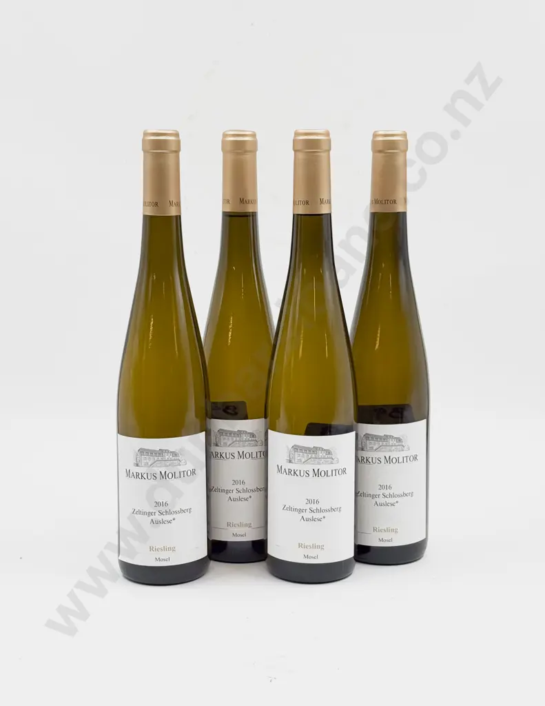 4 bottles German 2016 Markus Molitor Zeltinger Schlossberg Auslese Gold Kap “1 star” Riesling Mosel Image 1++