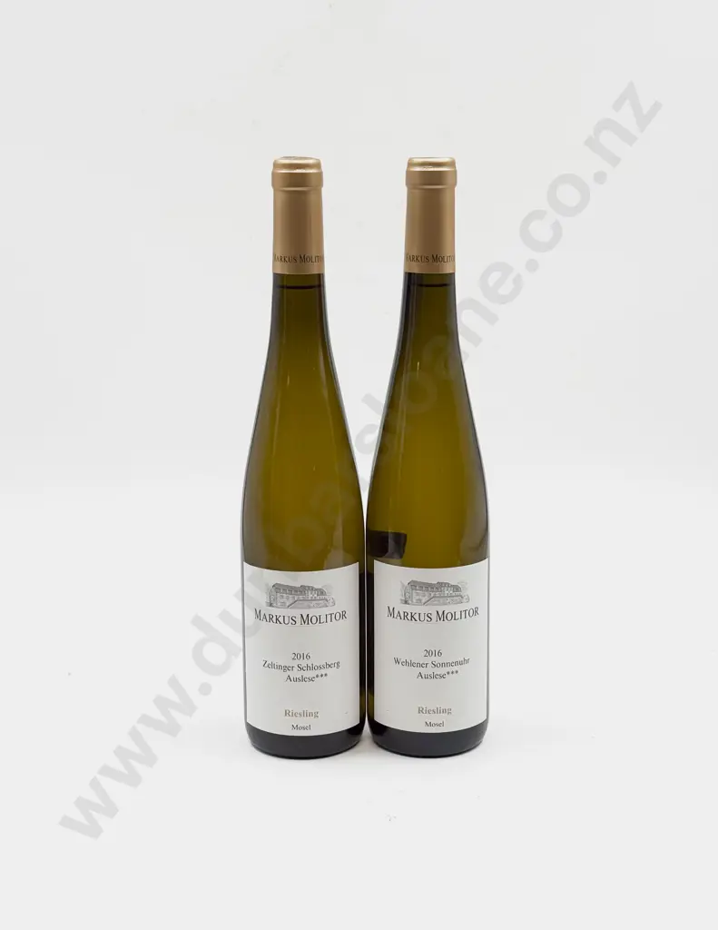2 bottles German 2016 Markus Molitor Zeltinger Schlossberg Auslese “3 star” Riesling Mosel Image 1++