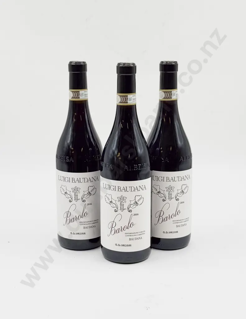 3 bottles Italian 2016 G D Vajra Luigi Baudana Barolo “BAUDANA” Image 1++