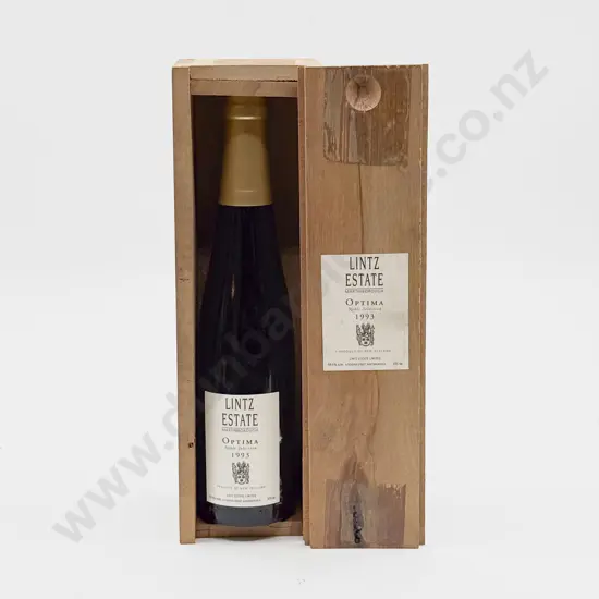 1 Bottle NZ 1993 Lintz Estate Optima 375ml