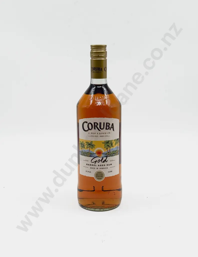1 bottle Coruba “GOLD” Barrel Aged Jamaica Rum Deluxe Edition 1 litre 37.2% Image 1++