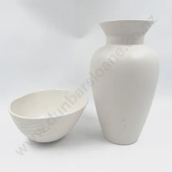 Royce McGlashen Shell Formed Bowl together with Other Vase
