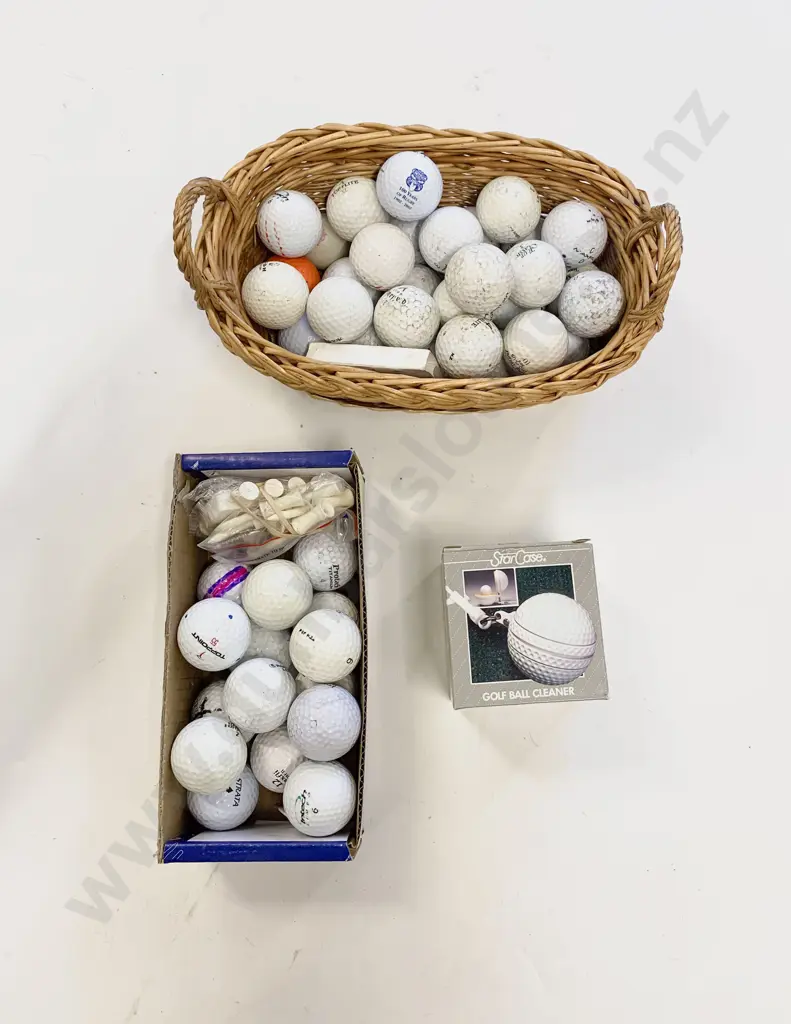 Quantity of Assorted Golf Balls Image 1++