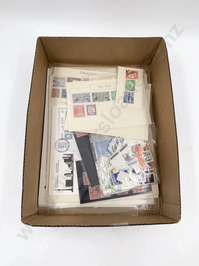 Vintage America's Stamps sorted mounted on sheets and semi-sorted loose Image 1++