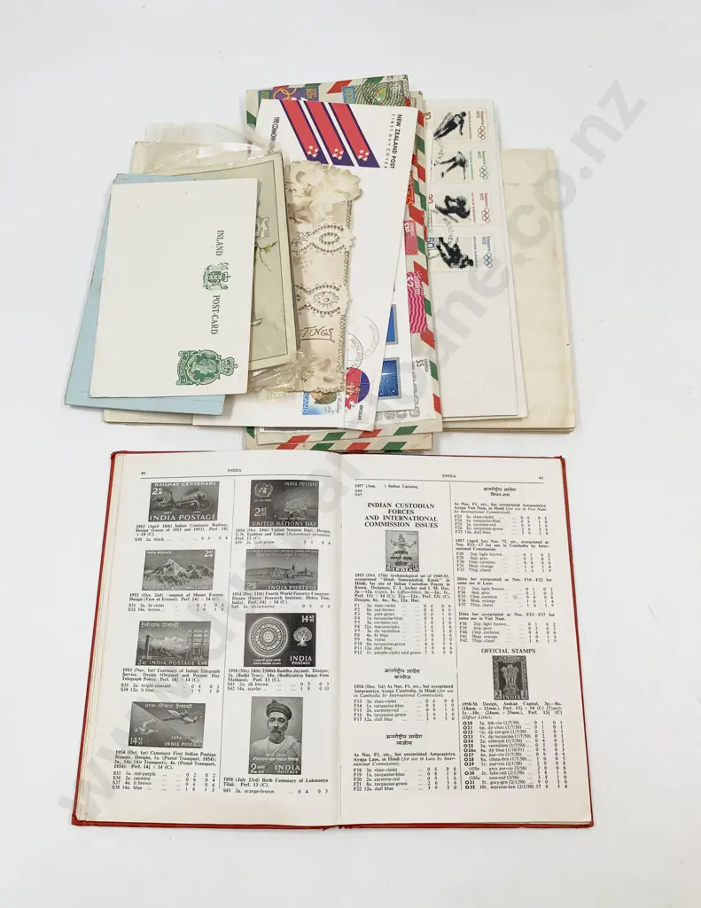 Four Vintage World Stamp Albums (few stamps) with FDC's Image 1++