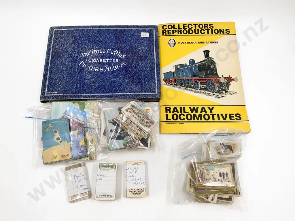 Cigarette Card Album and Cards with Cereal Cards and Album and Phone Cards Image 1++
