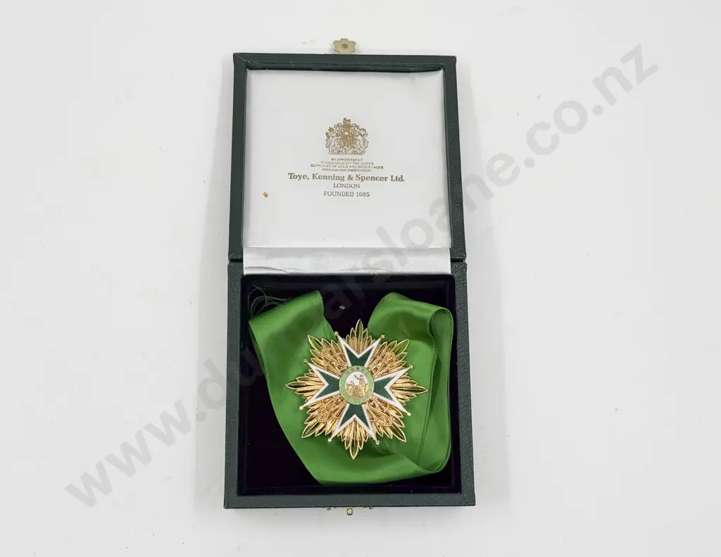 Military and Hospitaller Order of Saint Lazarus of Jerusalem Medal with Ribbon (Commander CLF) Image 1++