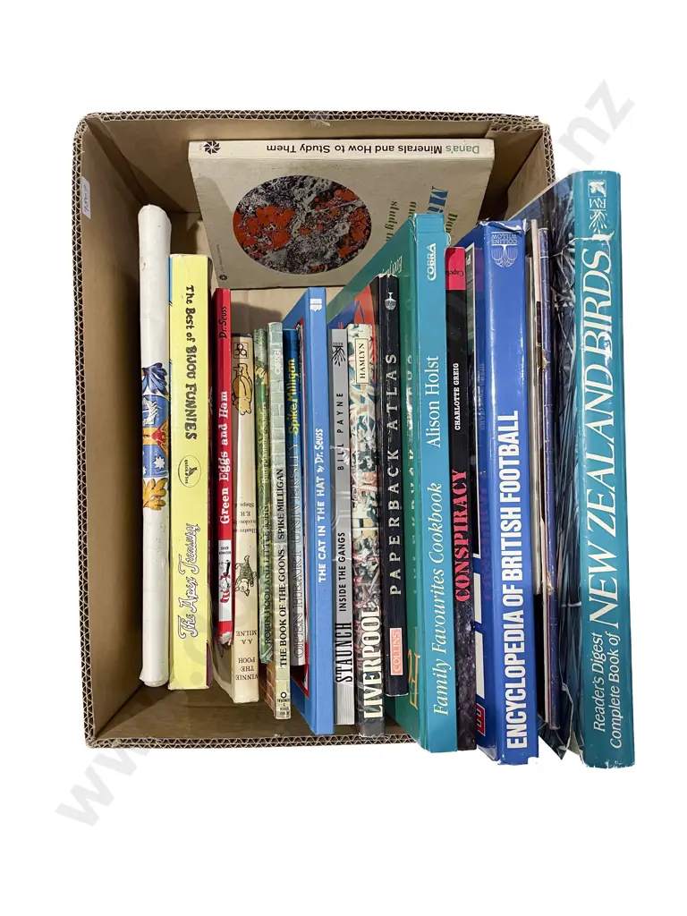 Box Quantity of Assorted Books Image 1++