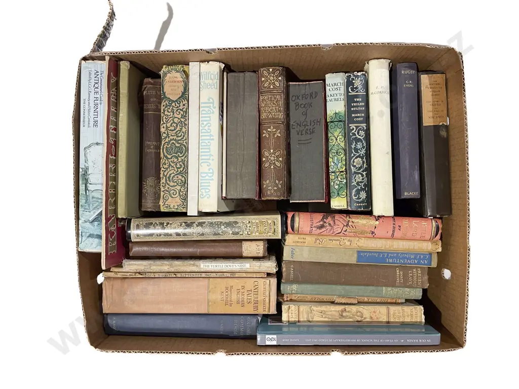 Box of Assorted Vintage Books Image 1++