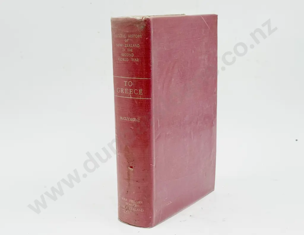 Official History of NZ in WWII: To Greece - McClymont Image 1++