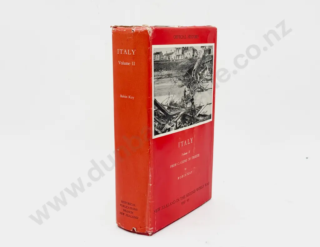 Official History of NZ in WWII: Italy Vol II - Robin Kay Image 1++