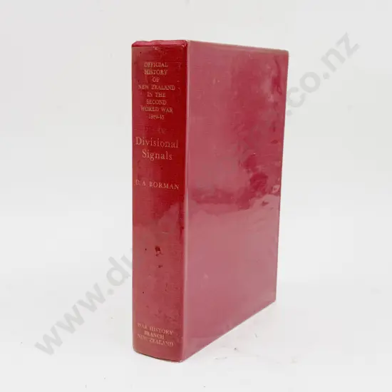 Official History of NZ in WWII: Divisional Signals - C. A. Borman