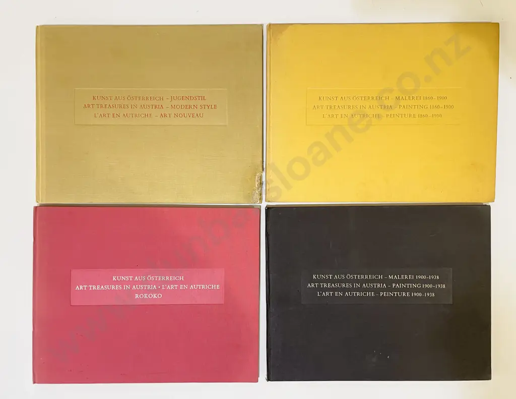 10 Assorted Volumes of Kunst Aus Osterreich - Art Treasures in Austria & Other Image 1++
