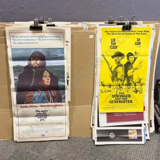 45 Assorted Small Vintage Movie Posters
