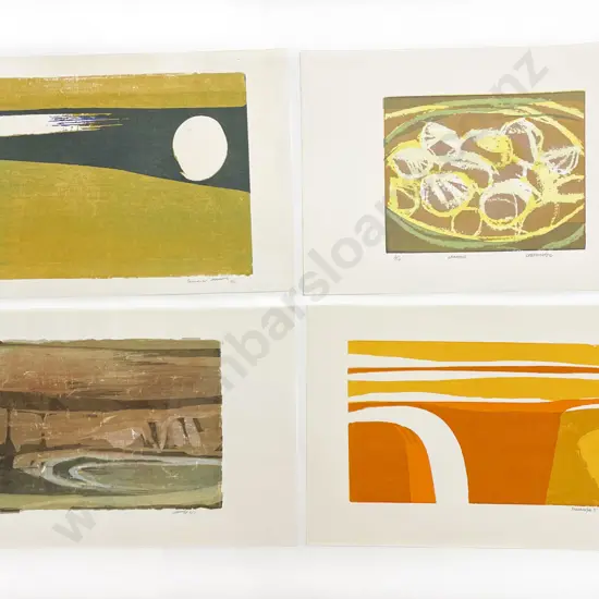 Les Finch (1940 - 2020) - Four Screenprints (Unframed)