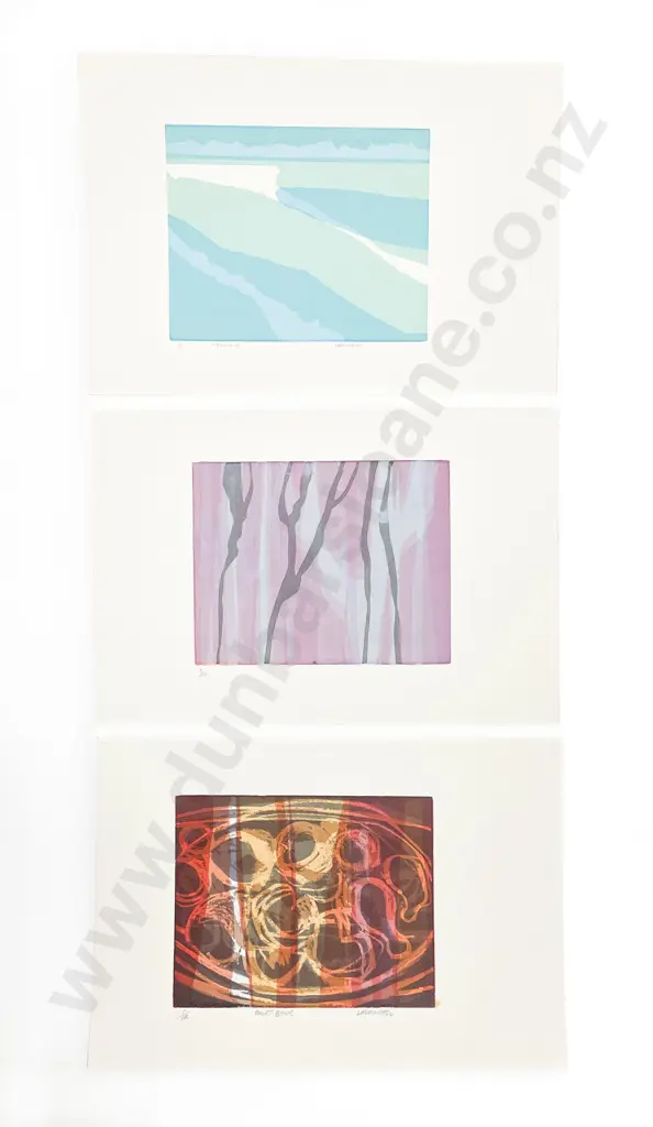 Les Finch (1940 - 2020) - Three Screenprints (Unframed) Image 1++