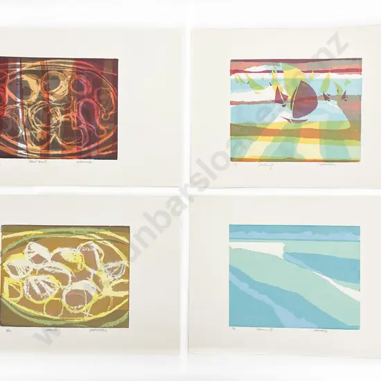 Les Finch (1940 - 2020) - Four Screenprints (Unframed)