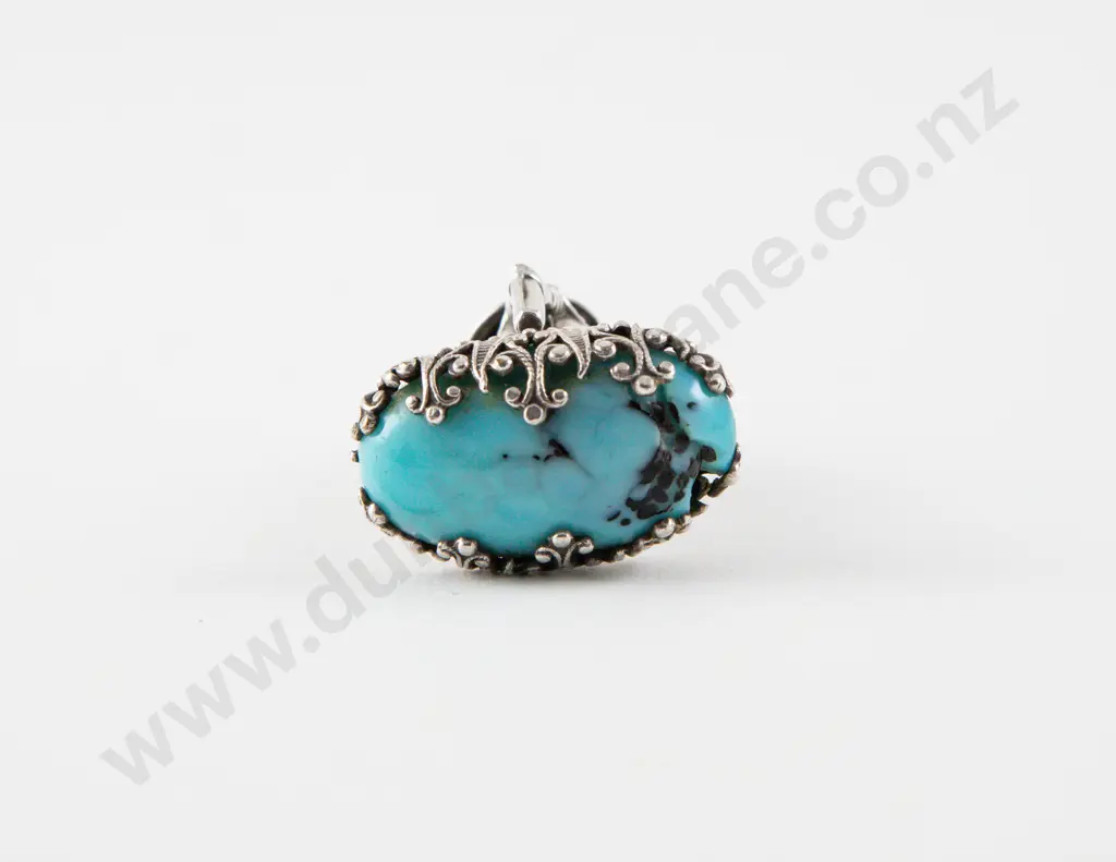 Mexican .925 Silver Conquistador Pendant Image 1++