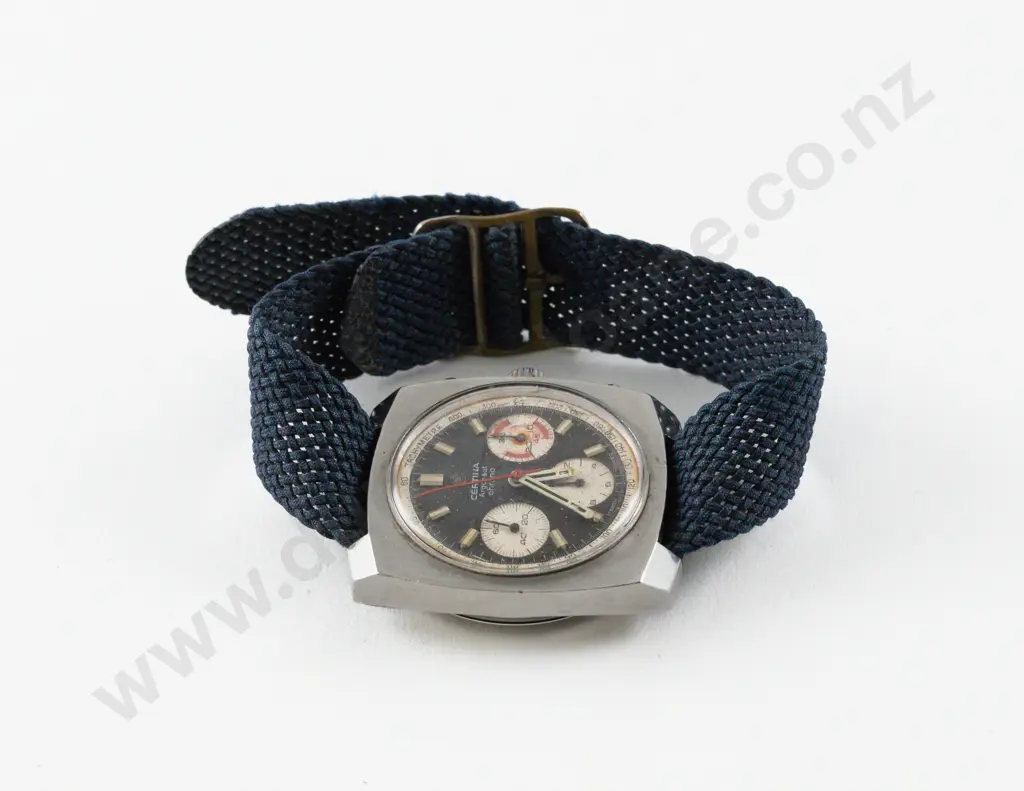 Vintage Certina Argonaut Chronograph Gents Wrist Watch Image 1++