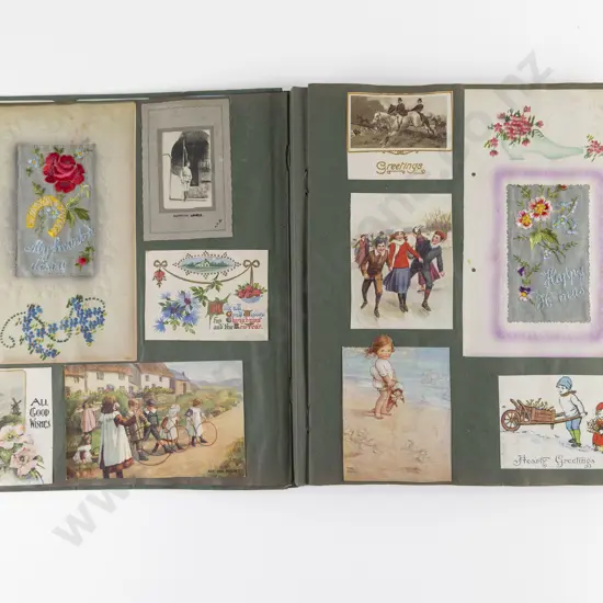 C1920's Scrap Book and Magazine Cut Outs Album