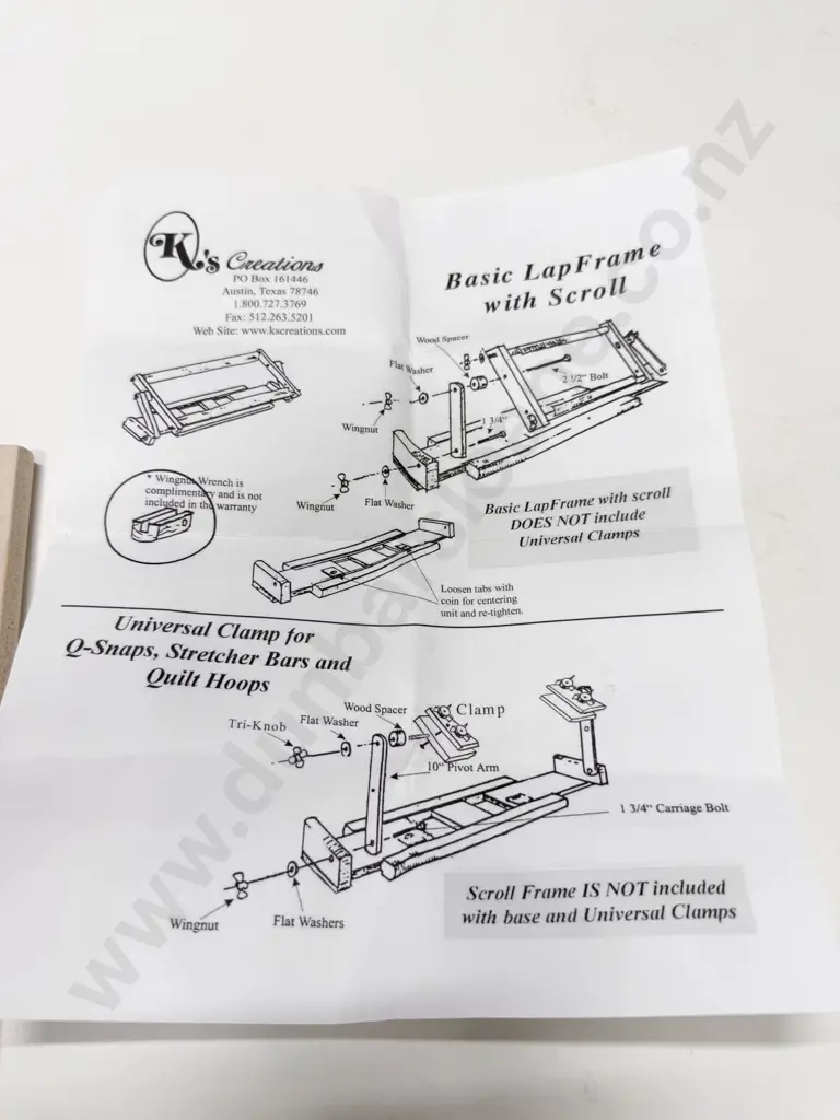 Wooden Lap Frame with Scroll and Other Small Frame Image 1++