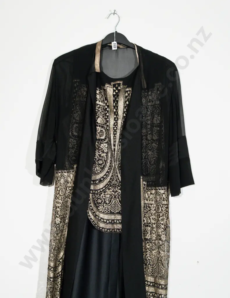 Art Deco 1920's Period Evening Dress Image 1++