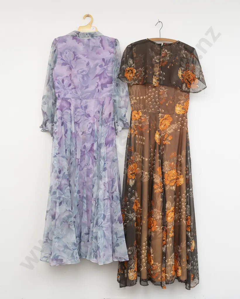 Two C1970s Hostess Gowns Image 1++