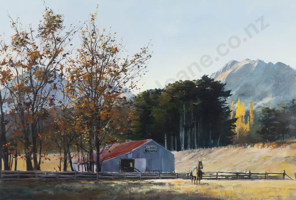 Colin C Wynn - Autumn - Mt Paul Station - Waiau - North Canterbury Image 1++