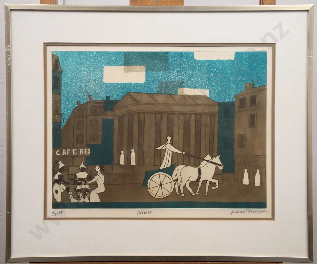 Julian Trevelyan (English) - Nimes Image 1++