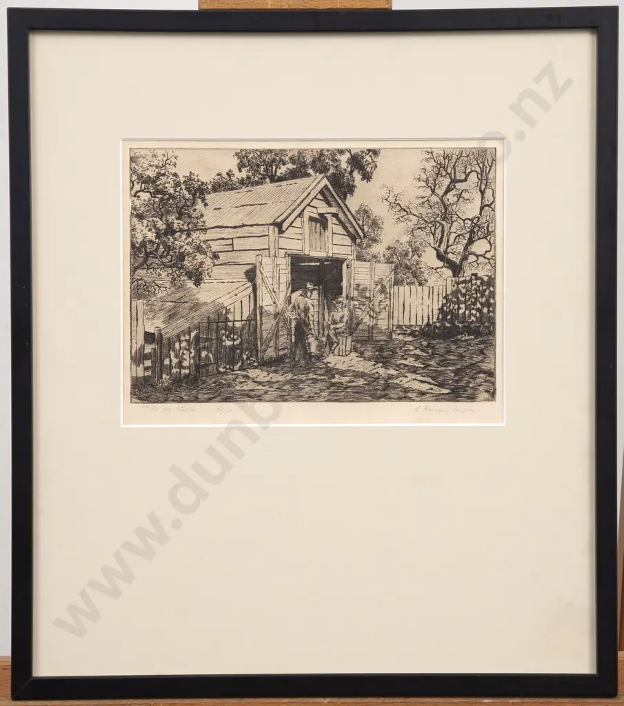 E Mervyn Taylor - The Old Stable Image 1++