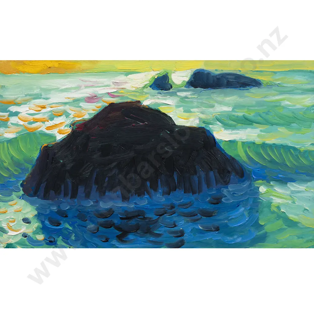 Michael Smither - Island off Back Beach Image 1++