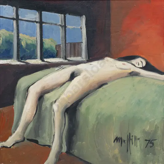 Trevor Moffitt - Reclining Nude II