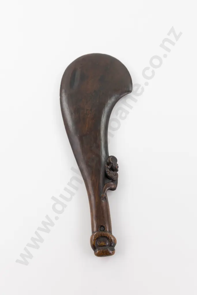 C19th Or Earlier Wooden Wahaika Image 1++