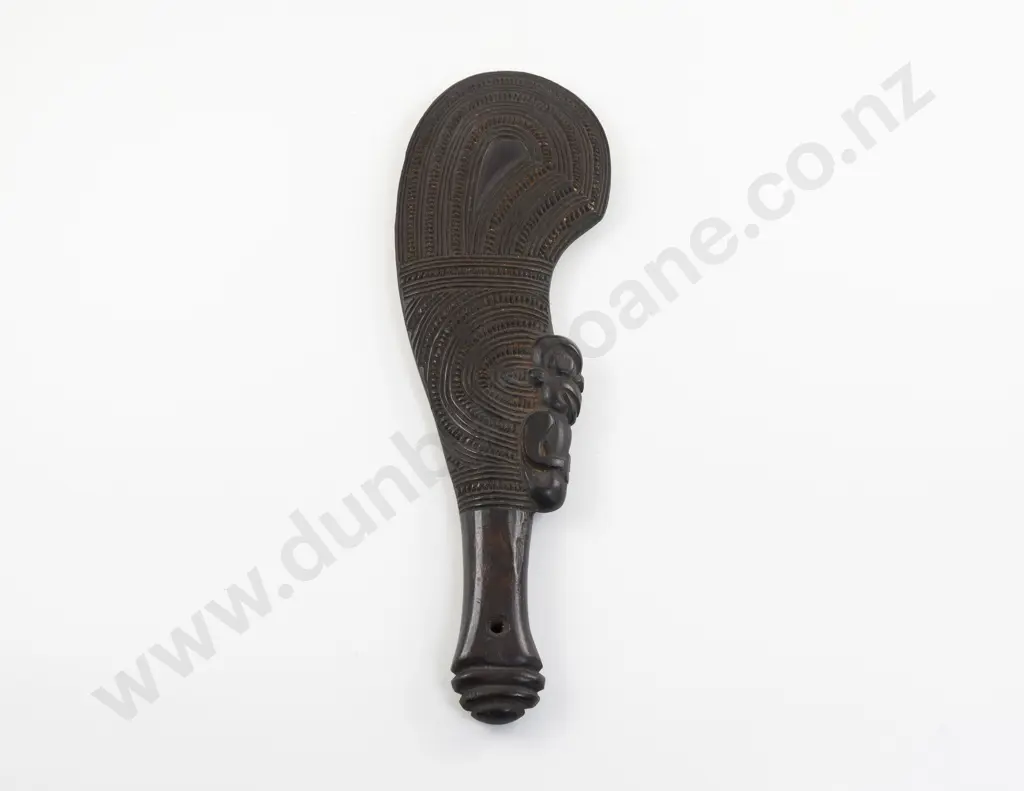 C20th Wooden Wahaika (Striking Weapon) Image 1++
