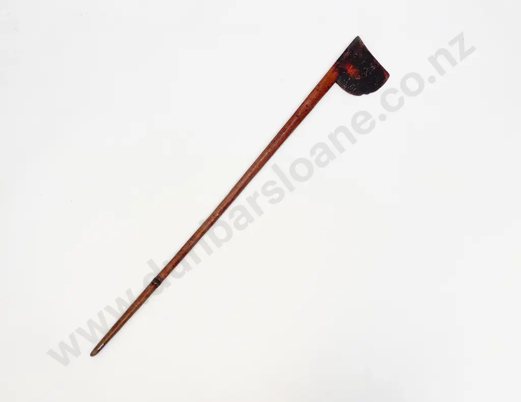 A 19th Century Tewhatewha (Long Handled Club) Image 1++
