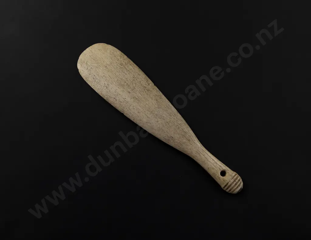 C19th Patu Paraoa (Whalebone Hand Club) Image 1++