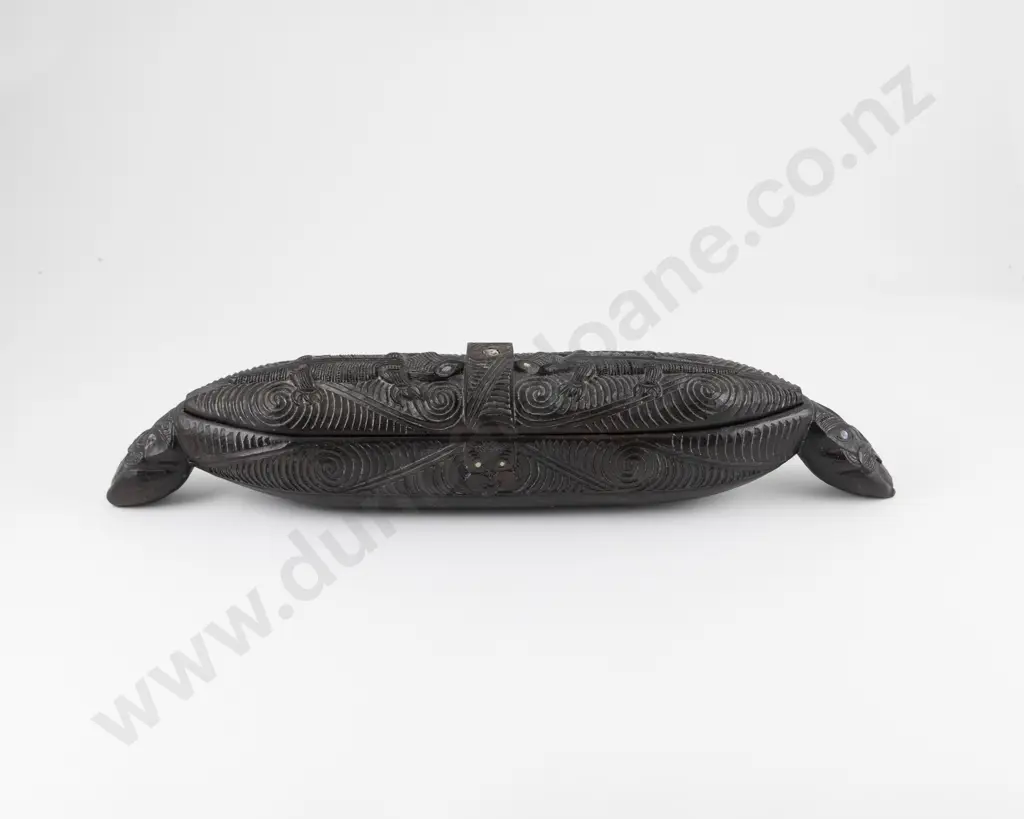 Early C20th Waka Huia (Feather Box) Image 1++